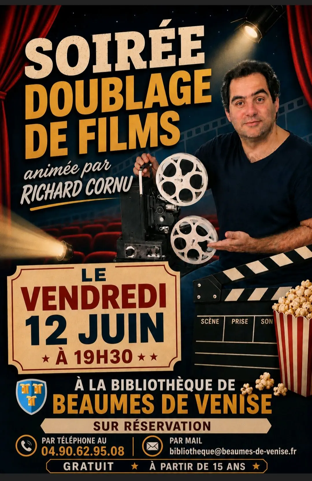Soirée doublage de films