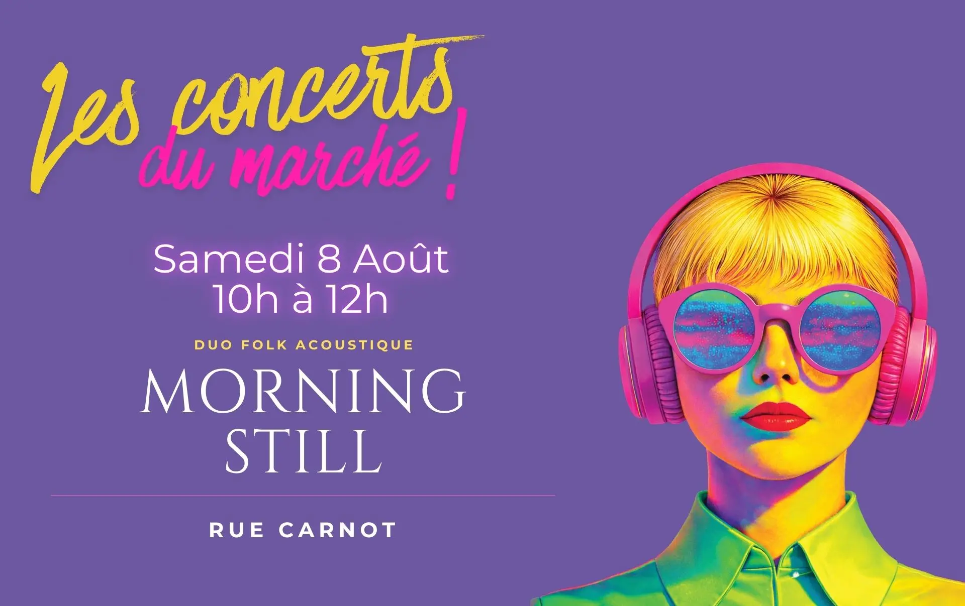 Les Concerts du Marché - Morning Still - Festival Eclat(s) d'été