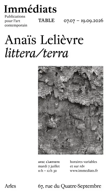 Anaïs Lelièvre, littera/terra