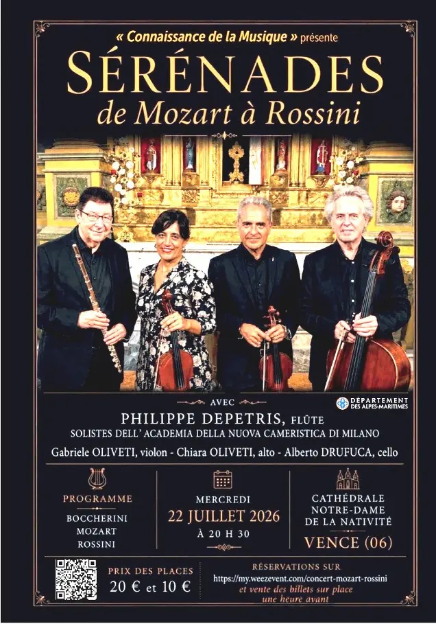 Concert : "Sérénades d'un soir d'été"