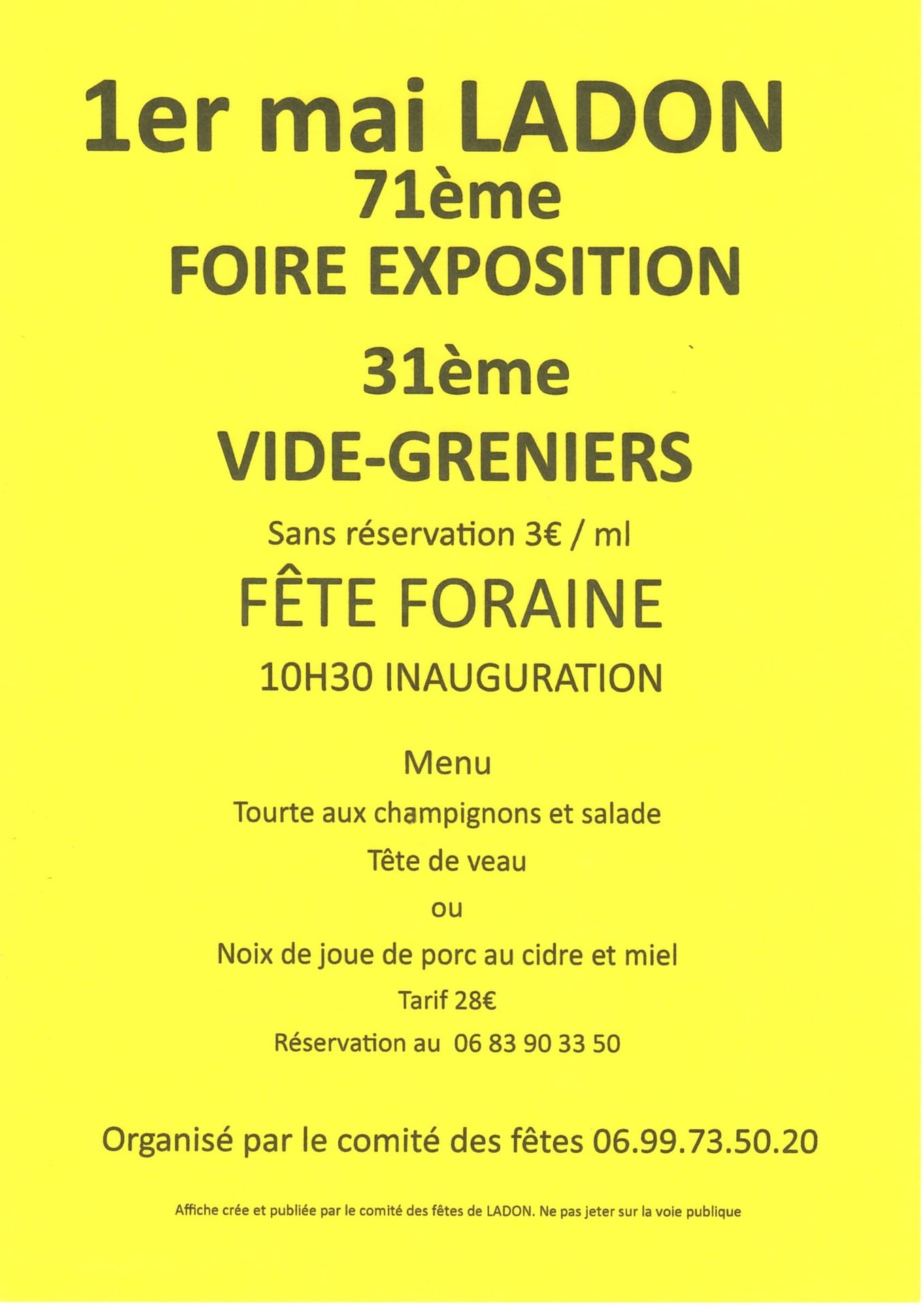 Foire Expo, Vide-Greniers & fête foraine