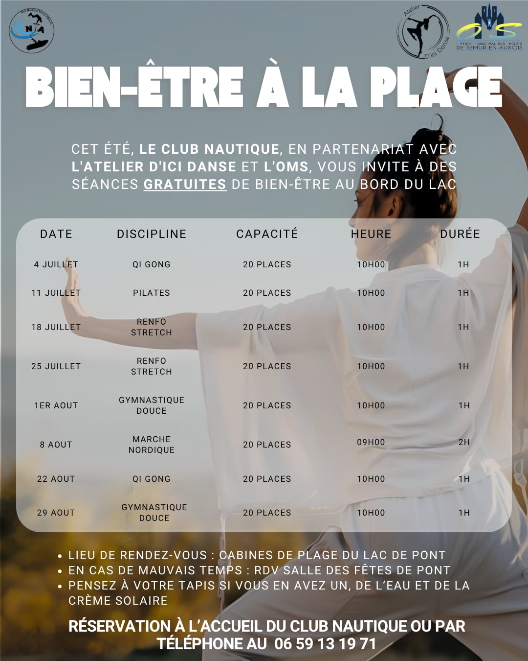 Bien être à la plage