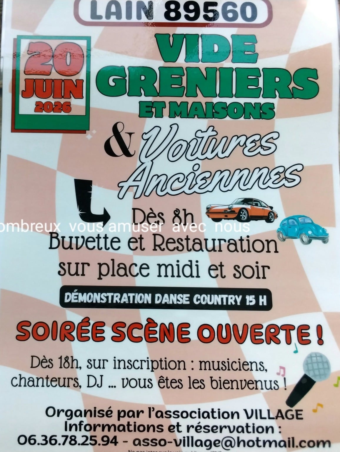 Vide-Greniers et Voitures Anciennes
