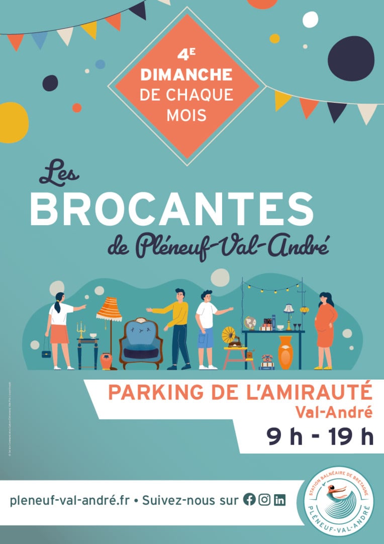 Les brocantes de Pléneuf-Val-André
