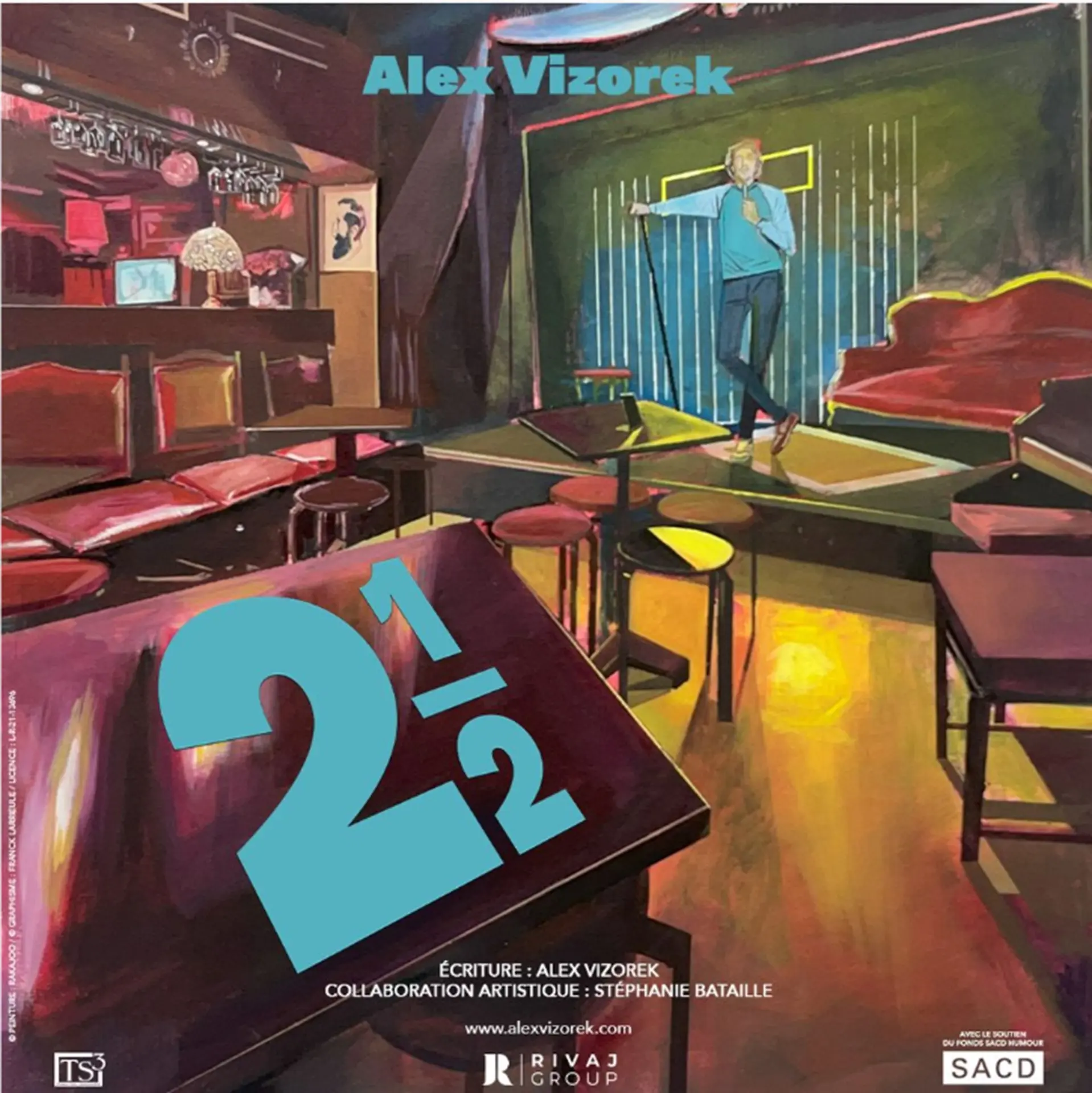 Saison artisitique du Casino Barrière : Alex Vizorek dans : 2 1/2