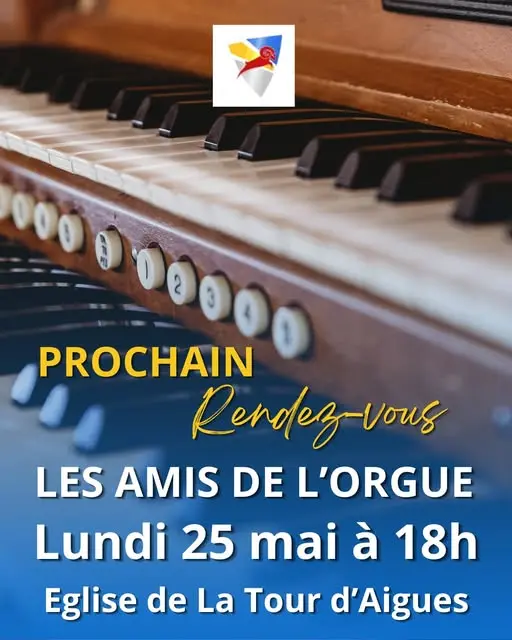 Concert des Amis de l'Orgue à  La Tour d'Aigues