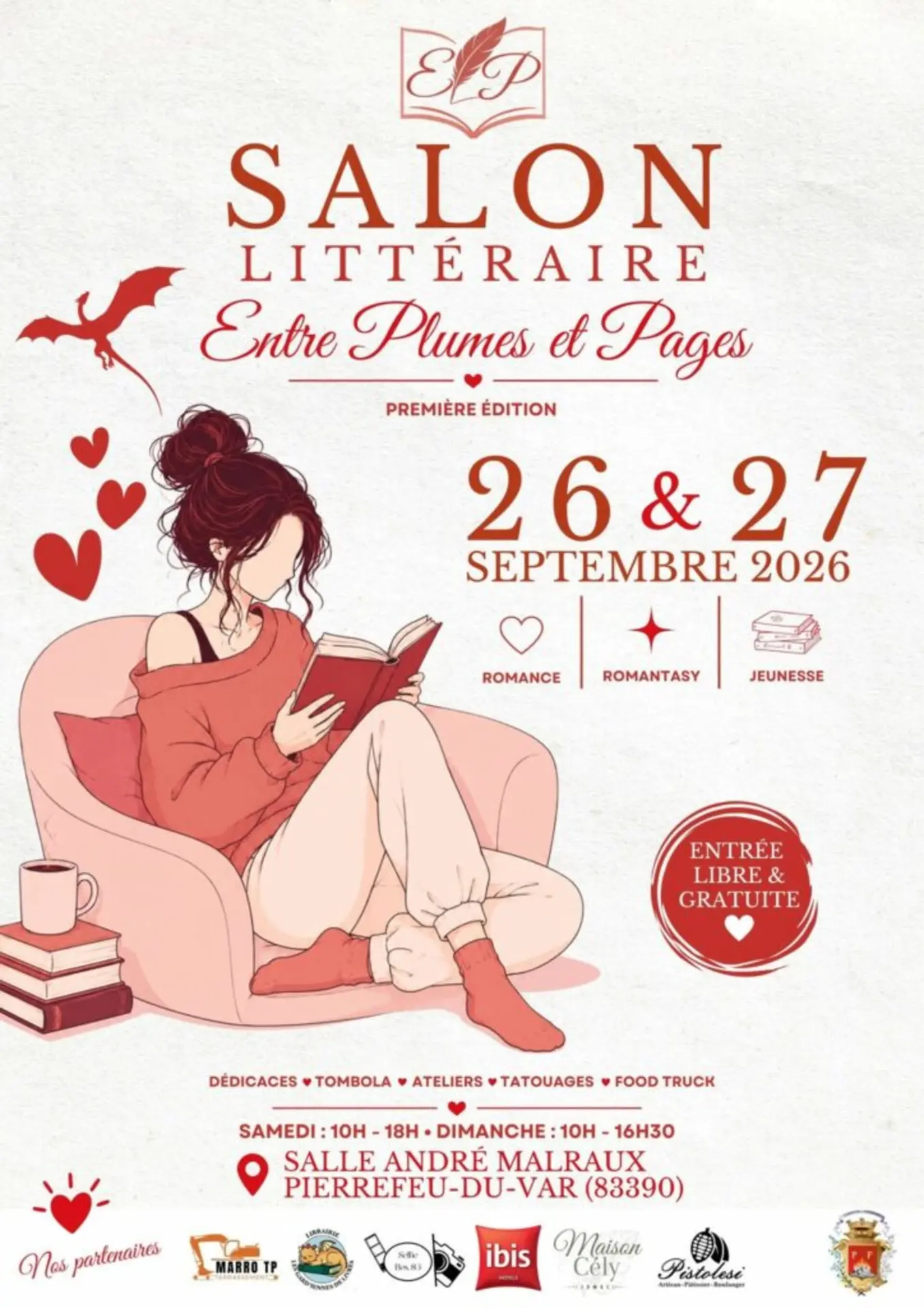 Salon littéraire "entre plumes et pages"