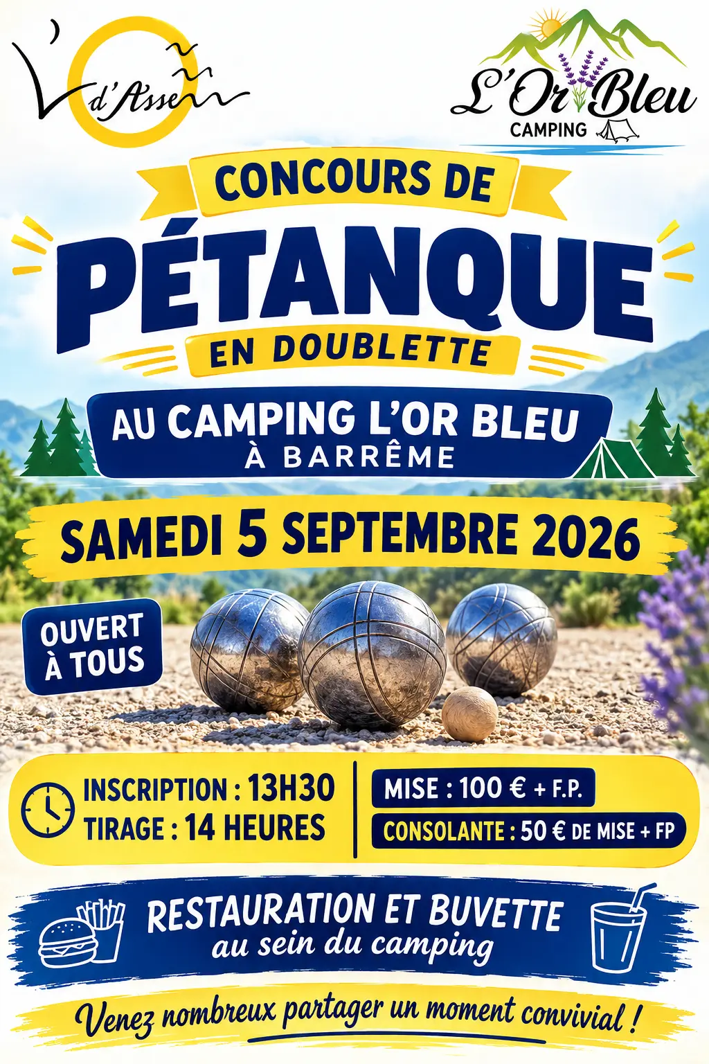 Concours de pétanque