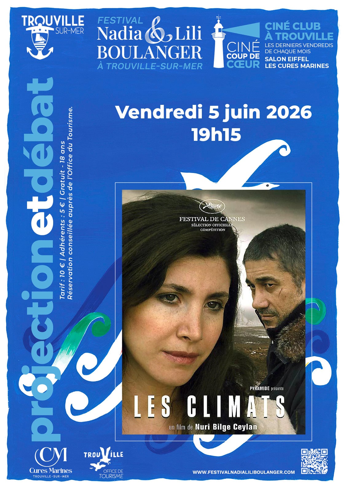 Ciné Coup de Cœur : « Les Climats » dans le cadre du Festival Nadia & Lili Boulanger