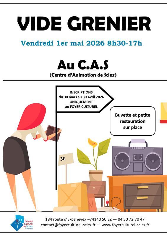 Vide grenier du foyer culturel de sciez et du chablais