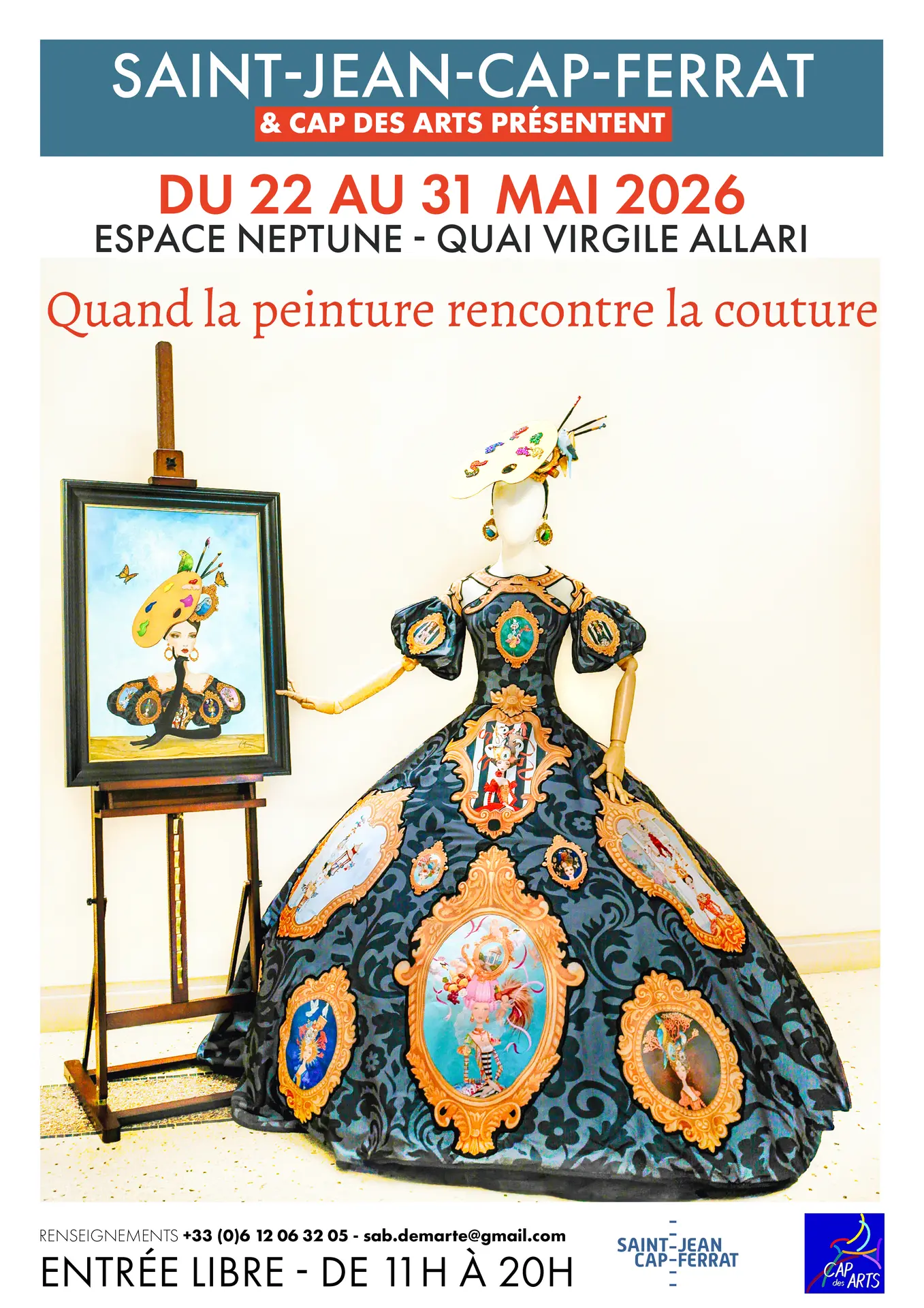 Exposition : Quand la peinture rencontre la couture