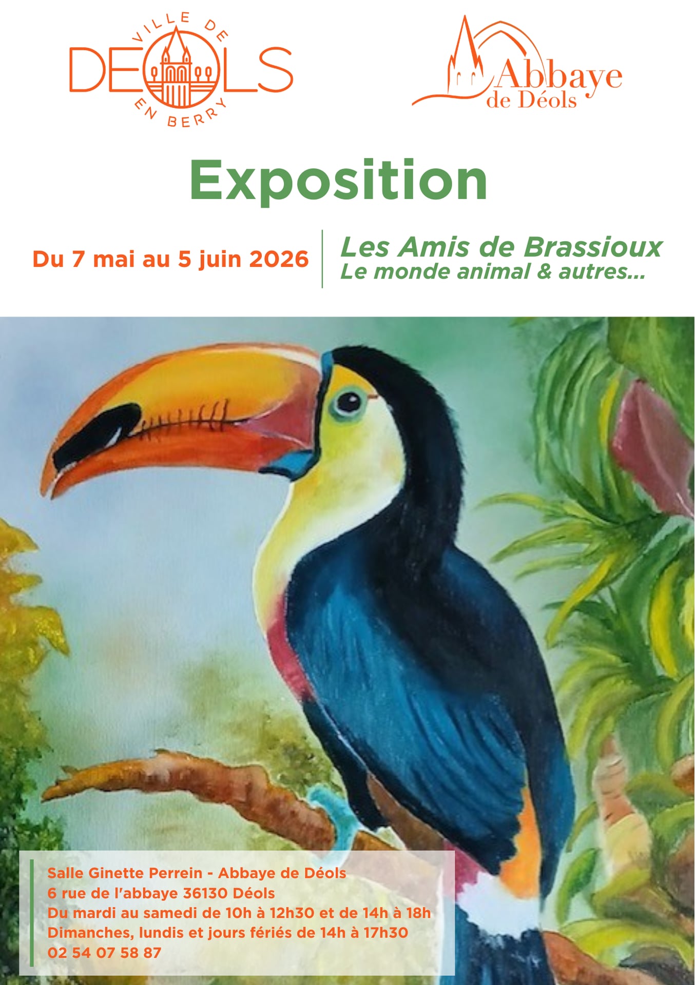 Exposition de peintures  " Le monde animal et autres ..."