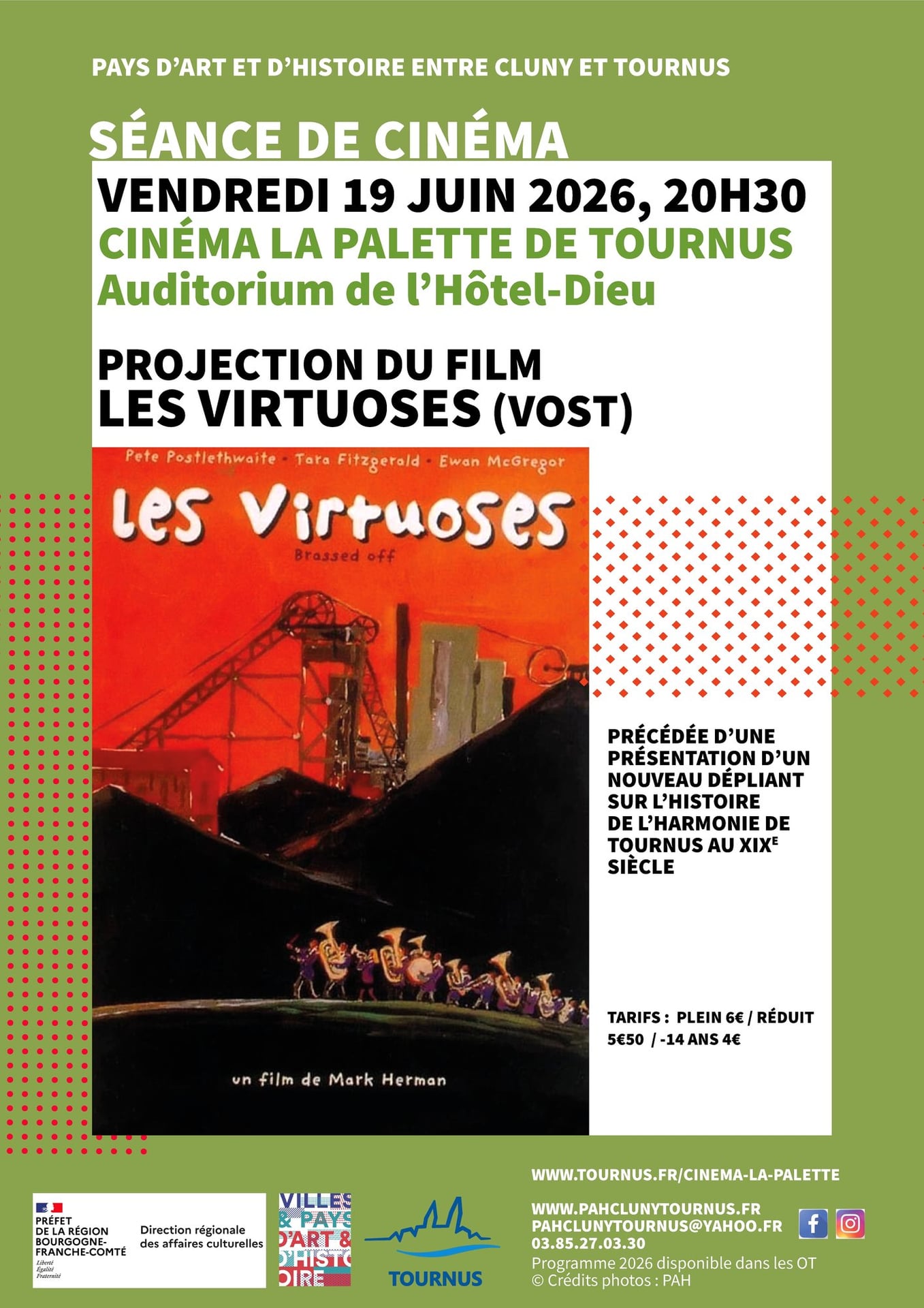 Projection du film "Les Virtuoses"