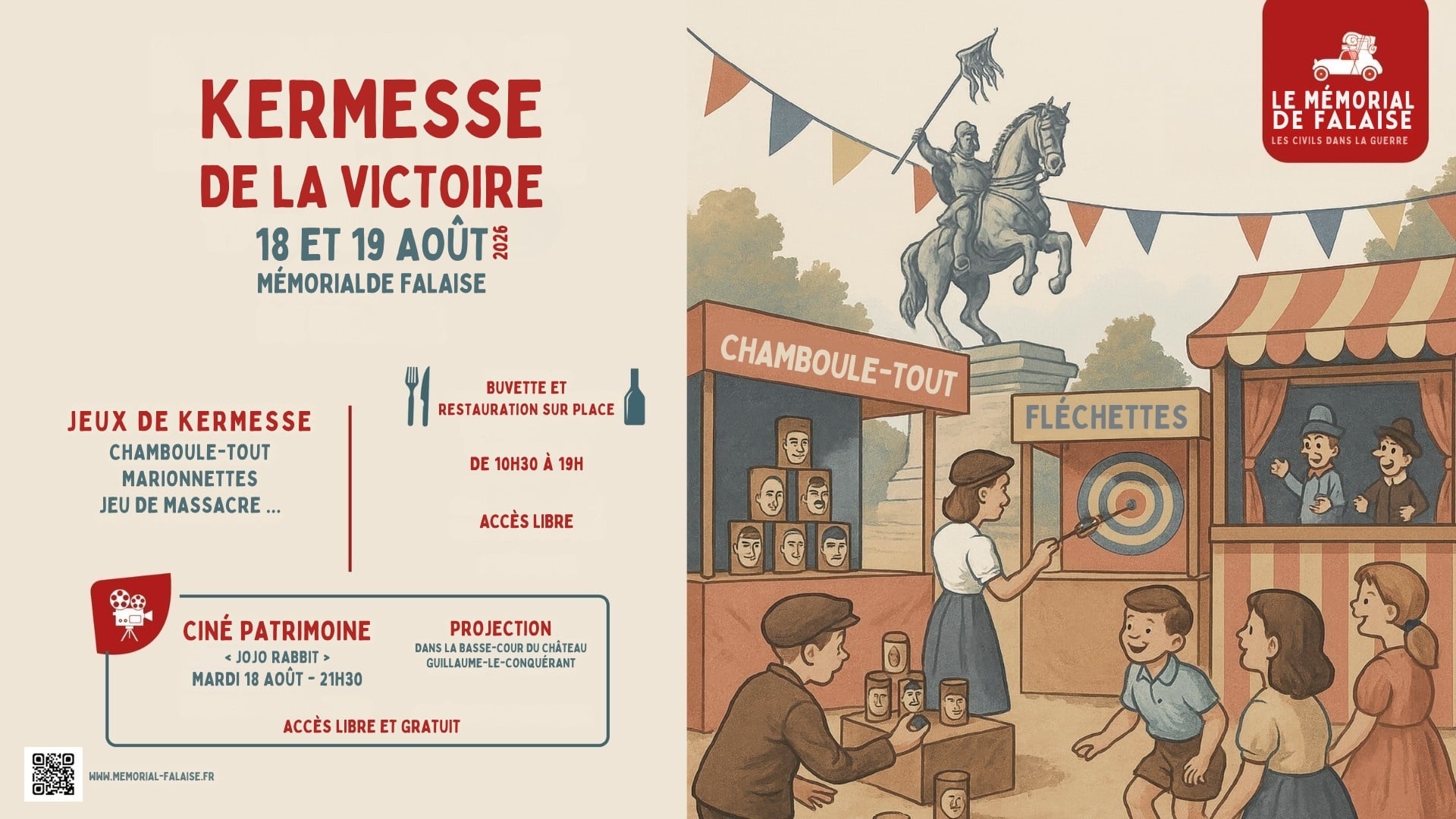 Kermesse de la Victoire au Mémorial de Falaise