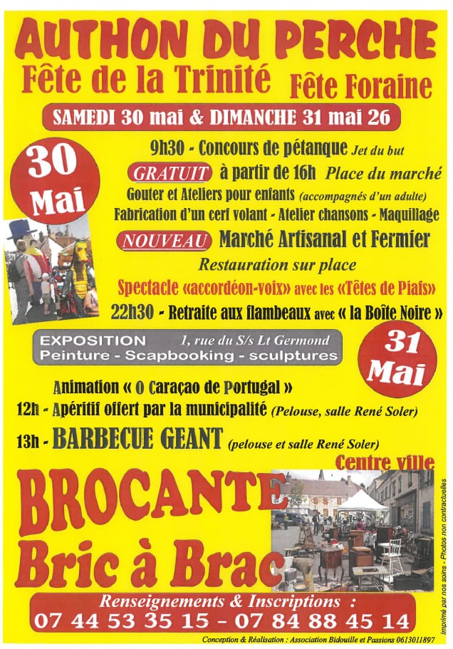 Fête de la Trinité & Fête foraine 2026
