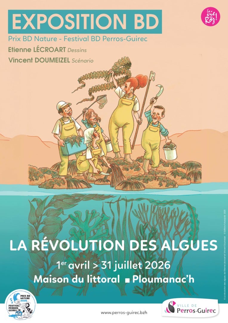 Exposition BD « La révolution des algues » de Etienne LÉCROART et Vincent DOUMEIZEL