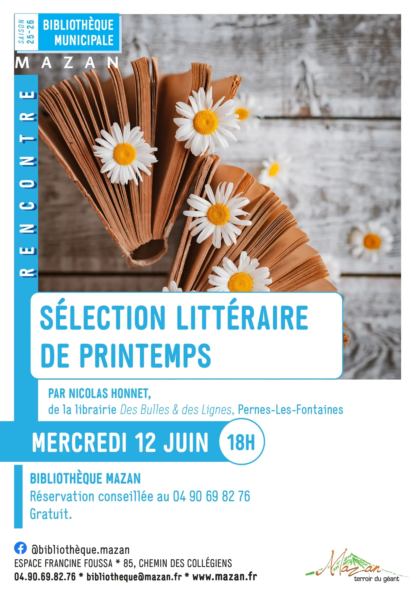 Sélection littéraire de printemps