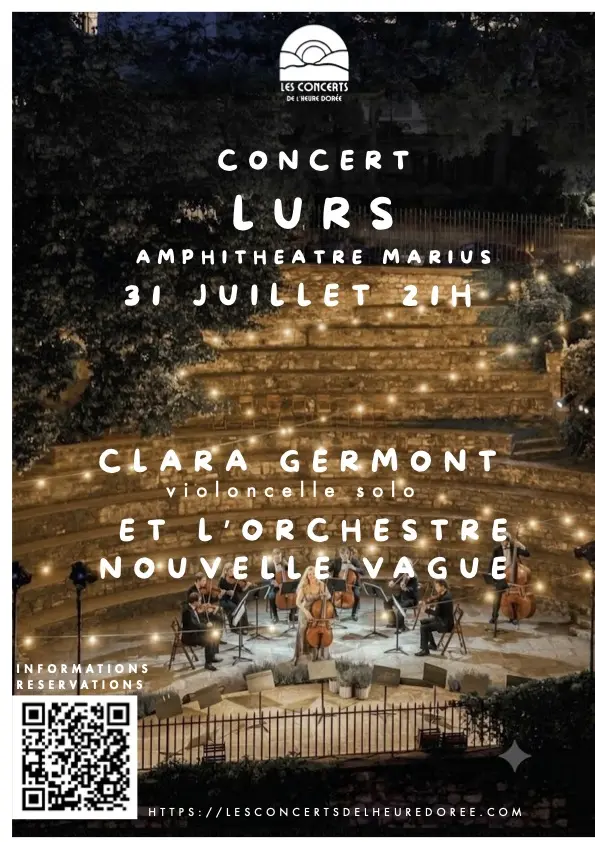 Clara Germont et l'orcherstre Nouvelle Vague - Les concerts de l'heure dorée