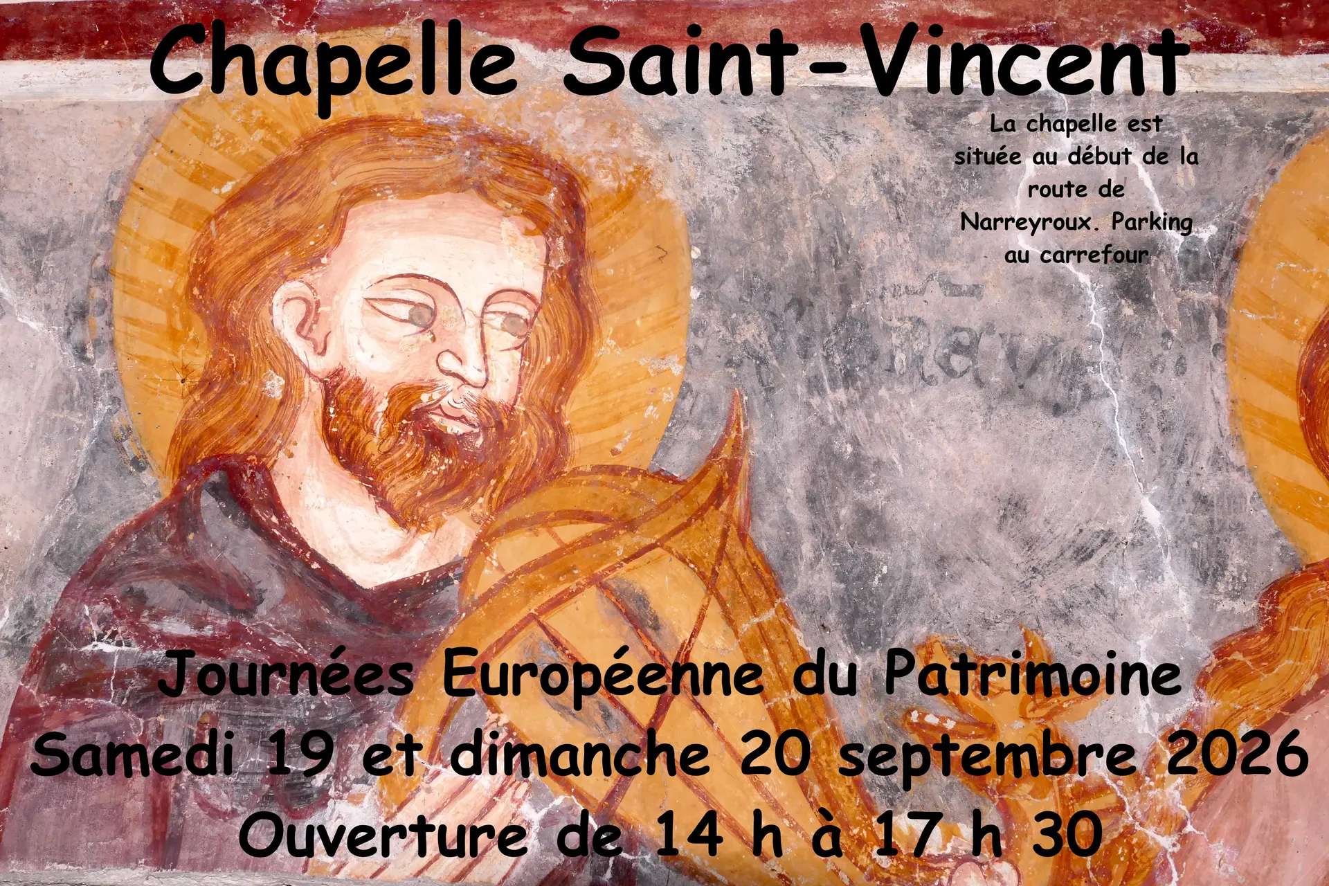 Journées Européennes du Patrimoine: Chapelle Saint Vincent