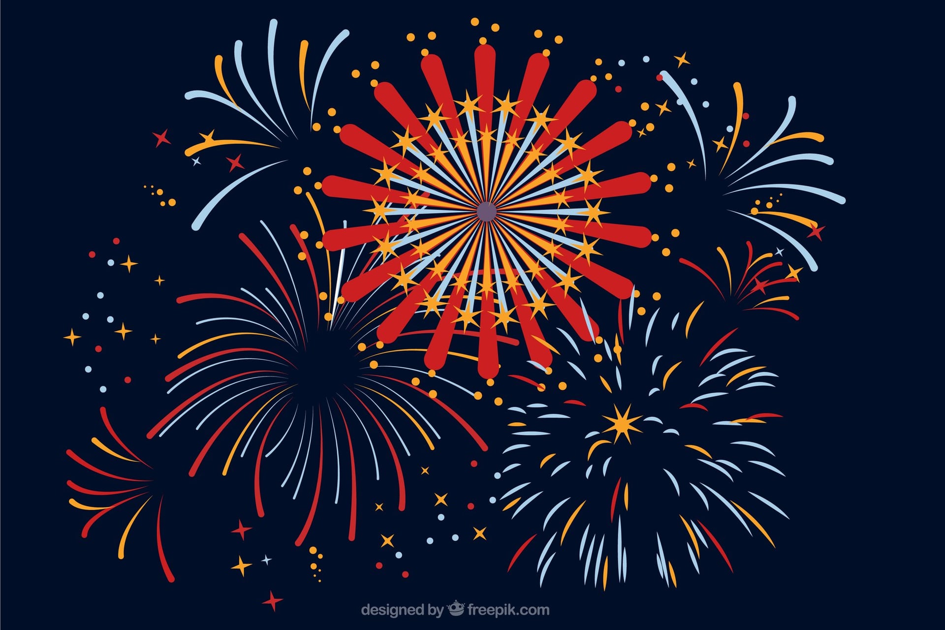 Feu d'artifice et bal populaire