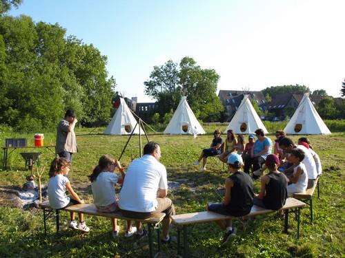 Nuit insolite sous tipi