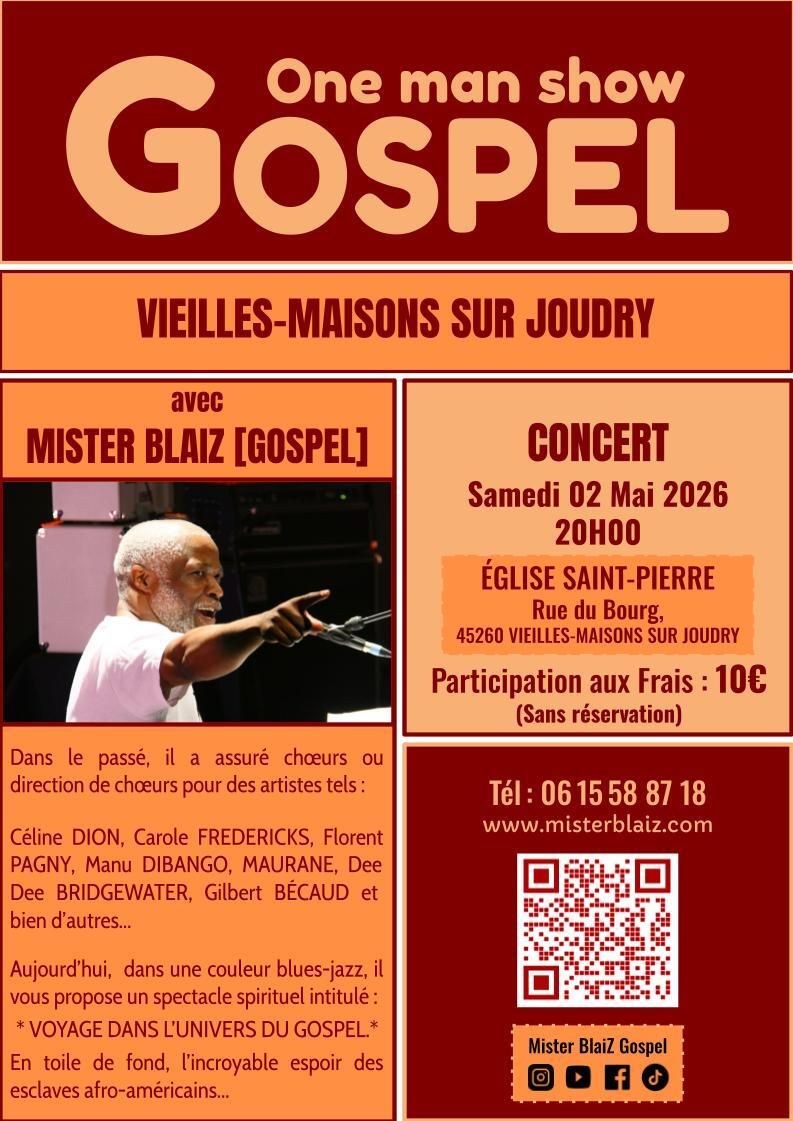Concert gospel avec Mister Blaiz