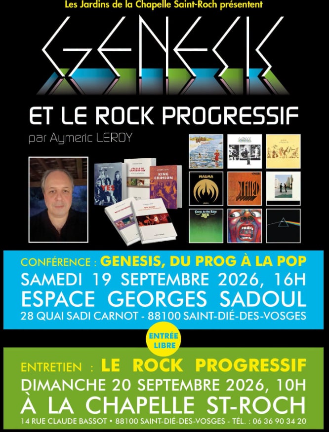 Conférence 'Génésis : du prog à la pop'