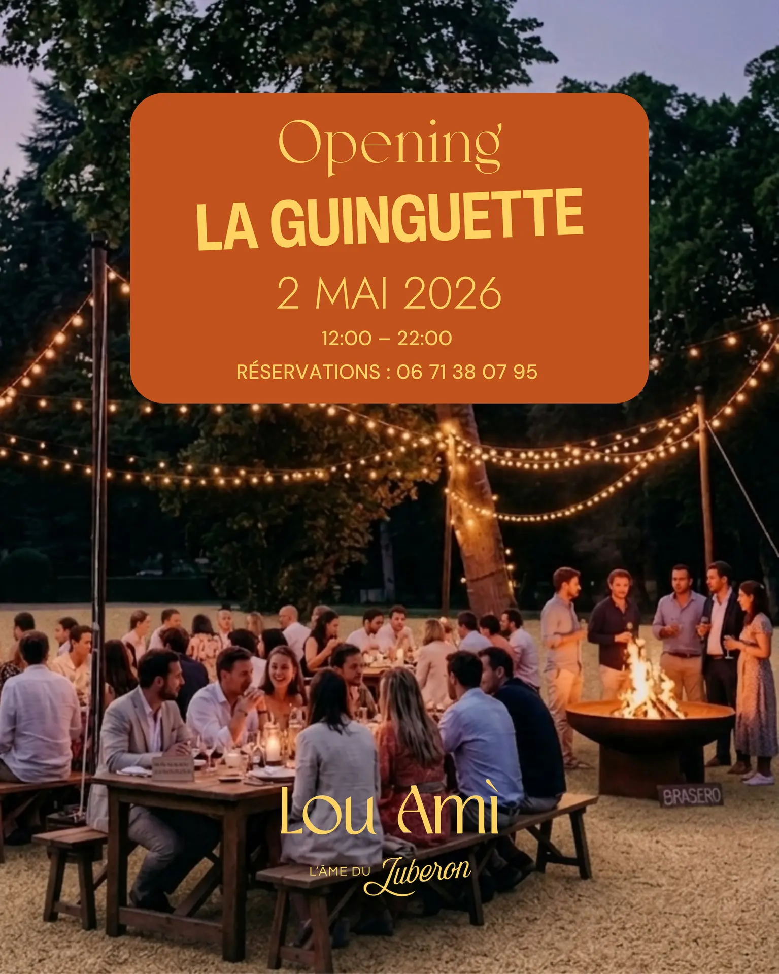 Ouverture Guinguette Lou Amì à Villelaure