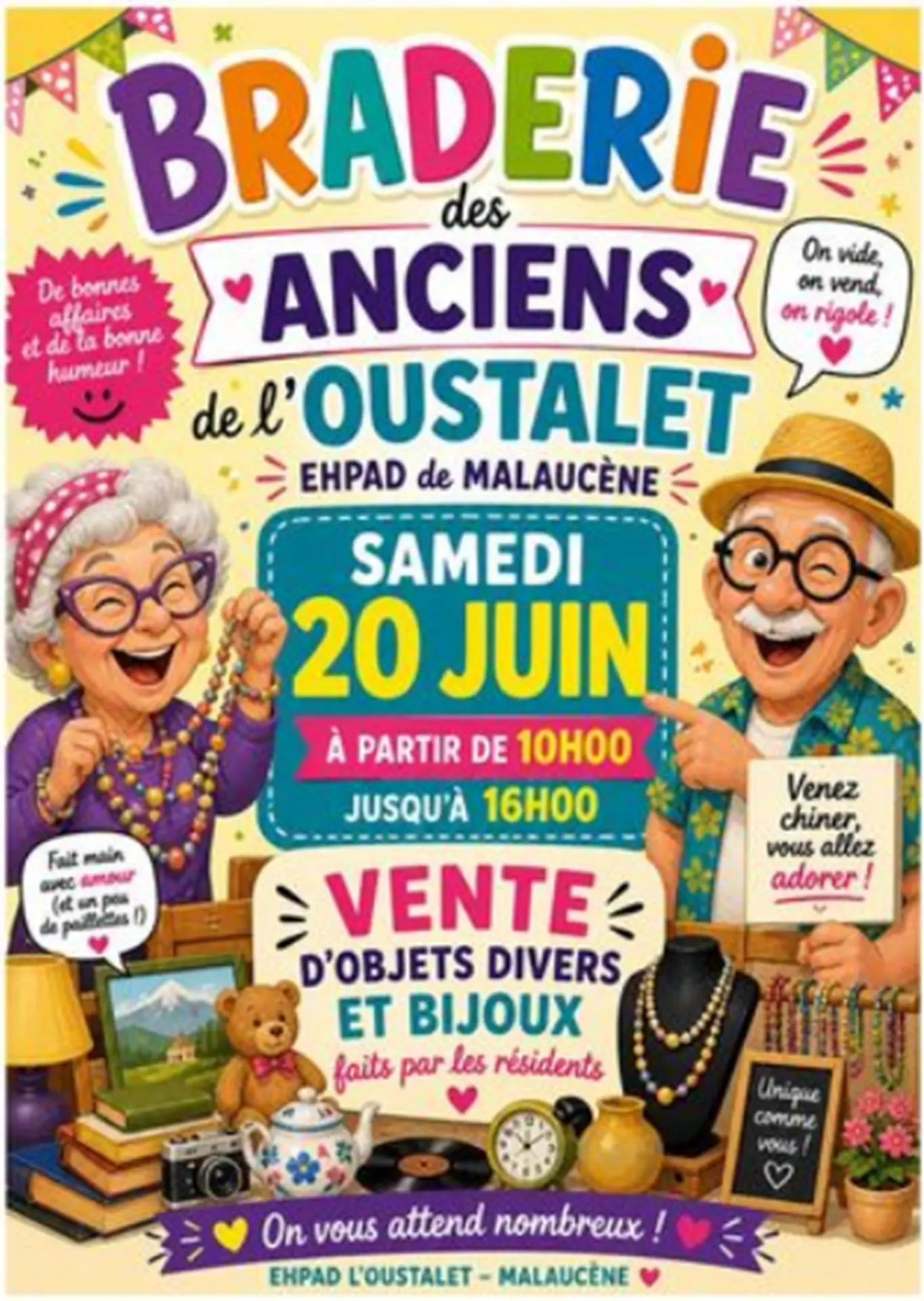 Braderie des anciens de l'Oustalet
