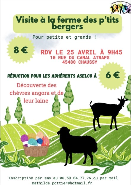 Visite à la ferme des p’tits bergers