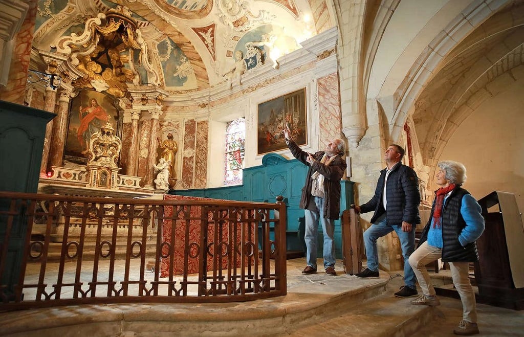 Découverte de l'église Saint-Jacques de Laurède avec Bernard