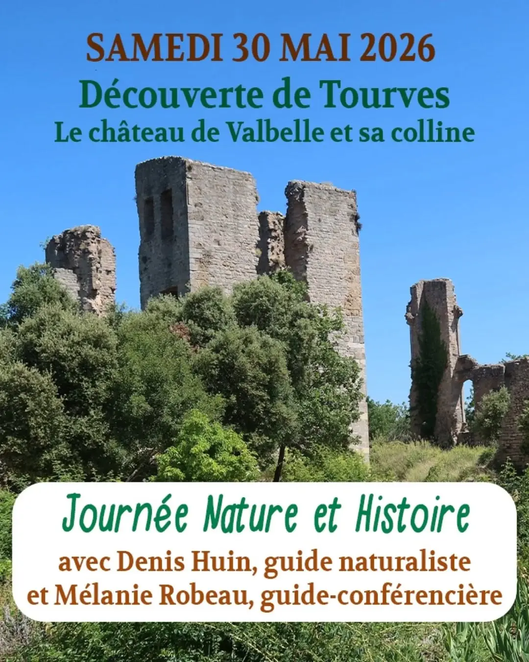 Journée nature et histoire : Le Château de Valbelle et sa colline