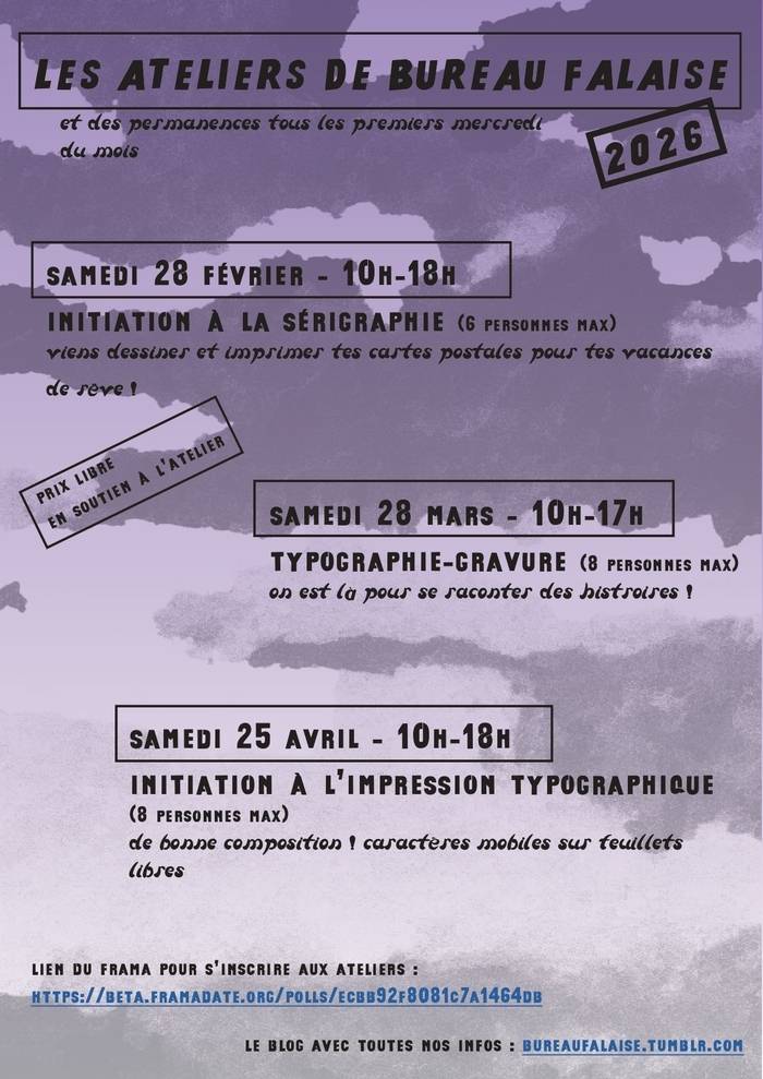 Ateliers initiation à Bureau Falaise