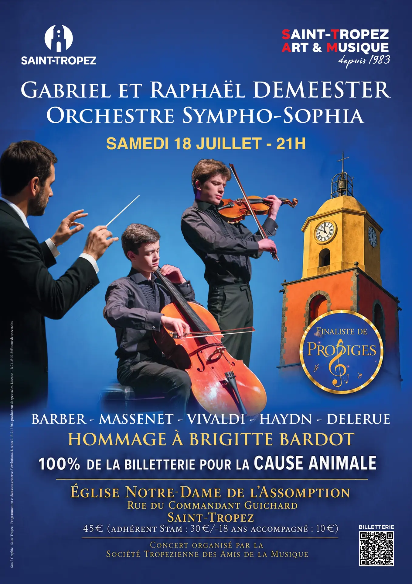 Concert - Gabriel & Raphaël DEMEESTER jouent pour la cause animale