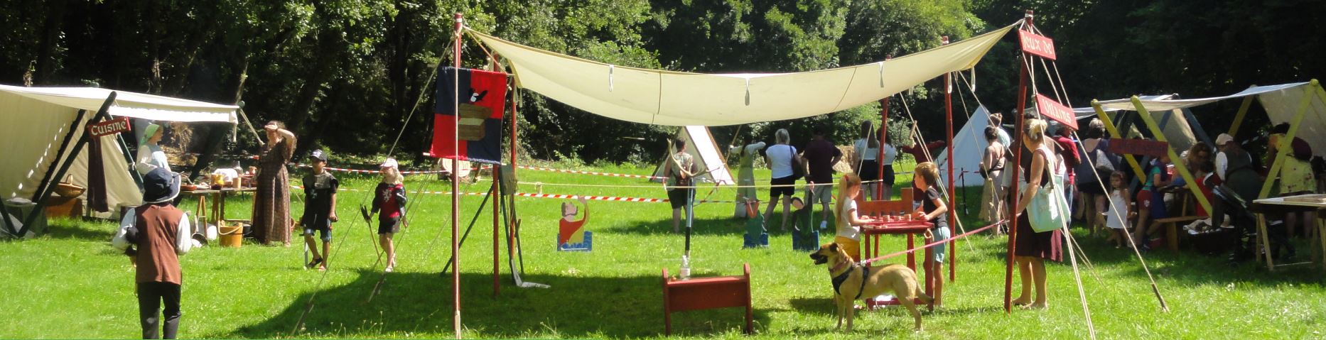 Jeux médiévaux au pied du château