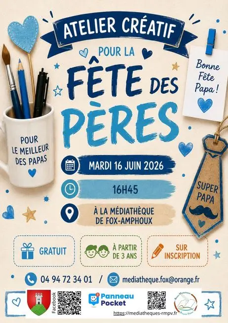 Atelier créatif (à partir de 3 ans)