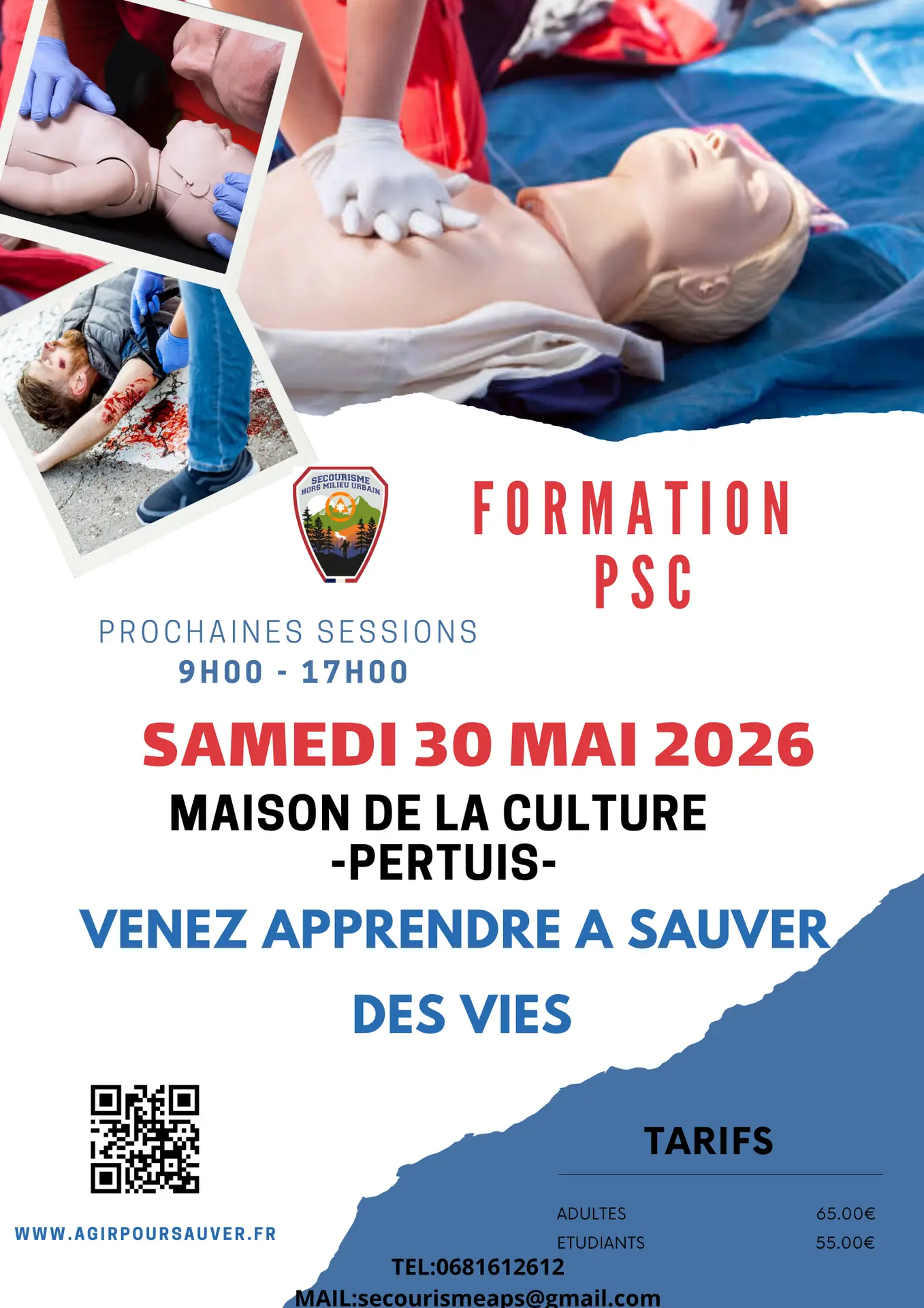 Formation secourisme PSC