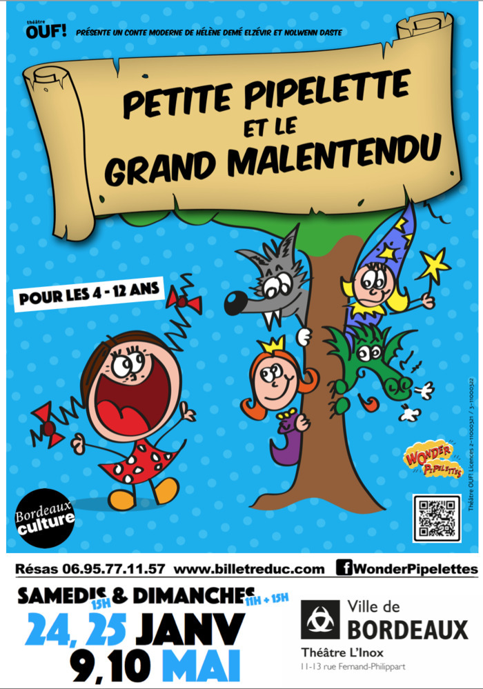 Petite Pipelette et le Grand Malentendu (jeune public 4-12 ans)