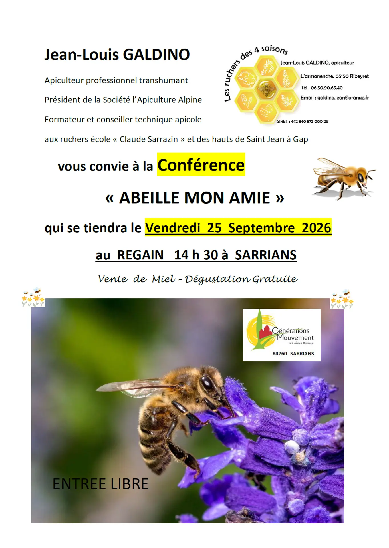 Abeille mon amie