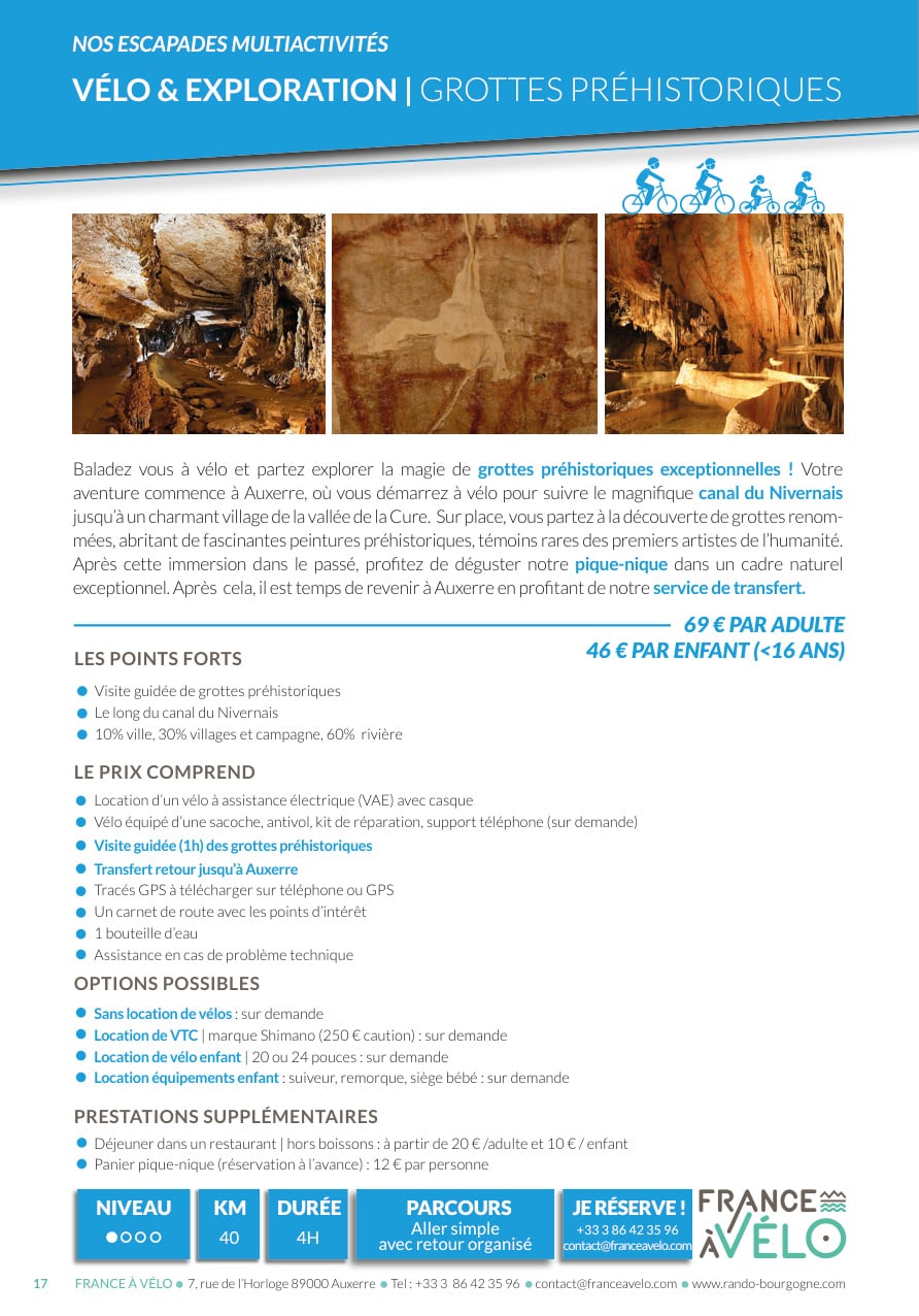 VÉLO & EXPLORATION | GROTTES PRÉHISTORIQUES