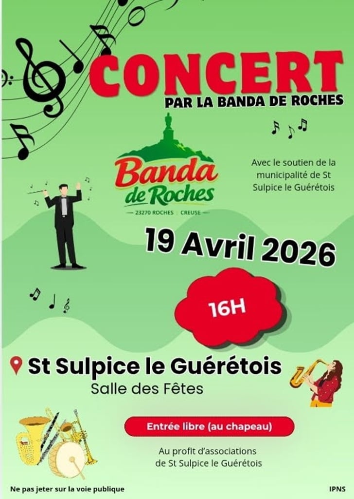 Concert avec la Banda de Roches