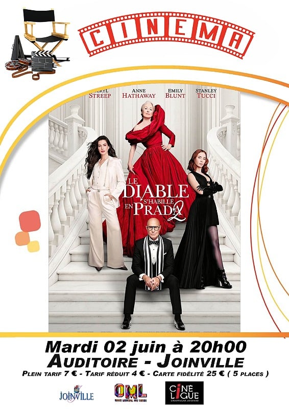 Cinéma à l'auditoire - Le diable s'habille en prada 2