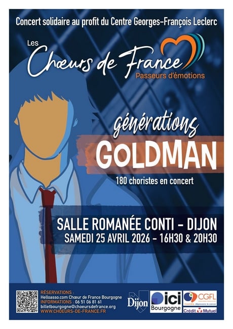 Les Chœurs de France BOURGOGNE chantent Générations GOLDMAN