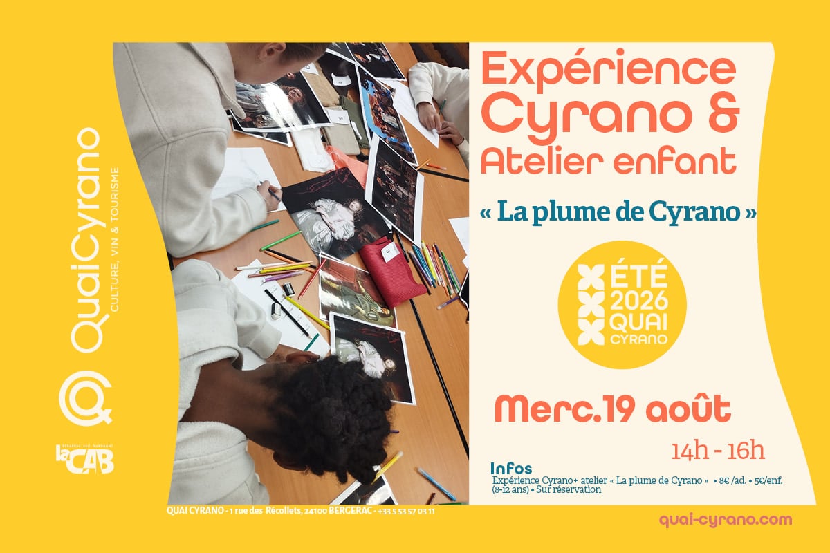 Expérience Cyrano & atelier « La plume de Cyrano » (calligraphie)
