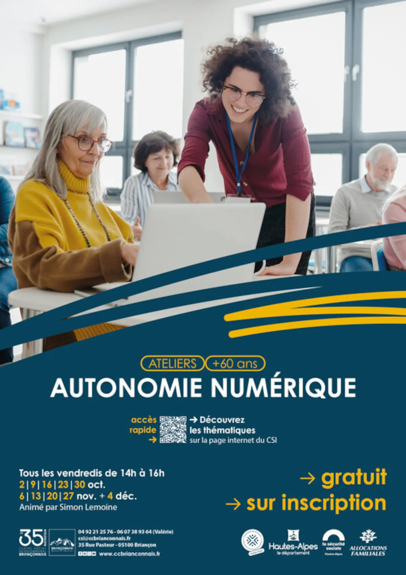 Ateliers "Autonomie numérique" pour les séniors