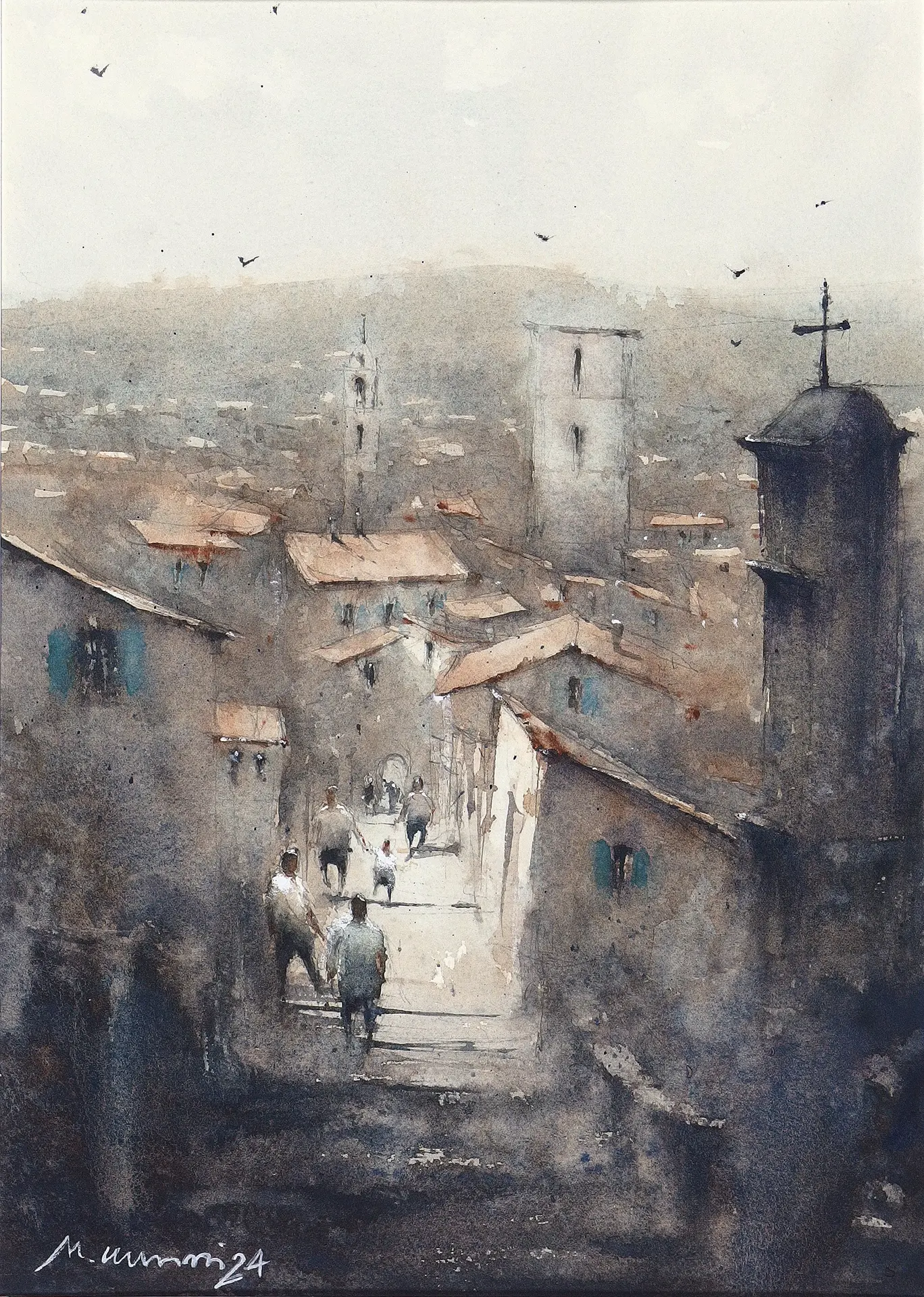 Exposition  de Matteo Lunardi "Aquarelles"