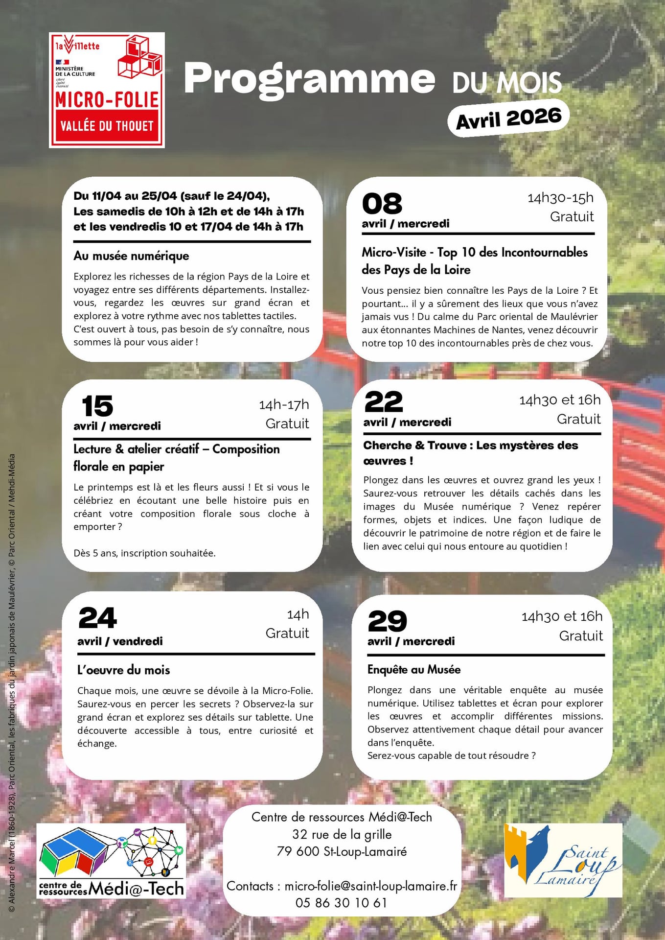 Les richesses des Pays de la Loire, à la Micro Folie Vallée du Thouet