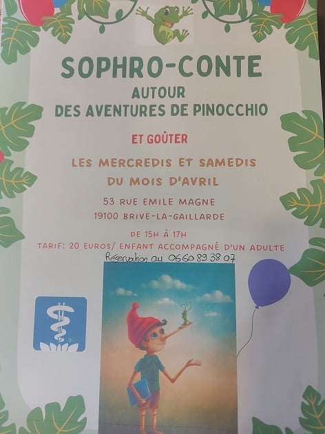 Sophro-conte autour des aventures de Pinocchio