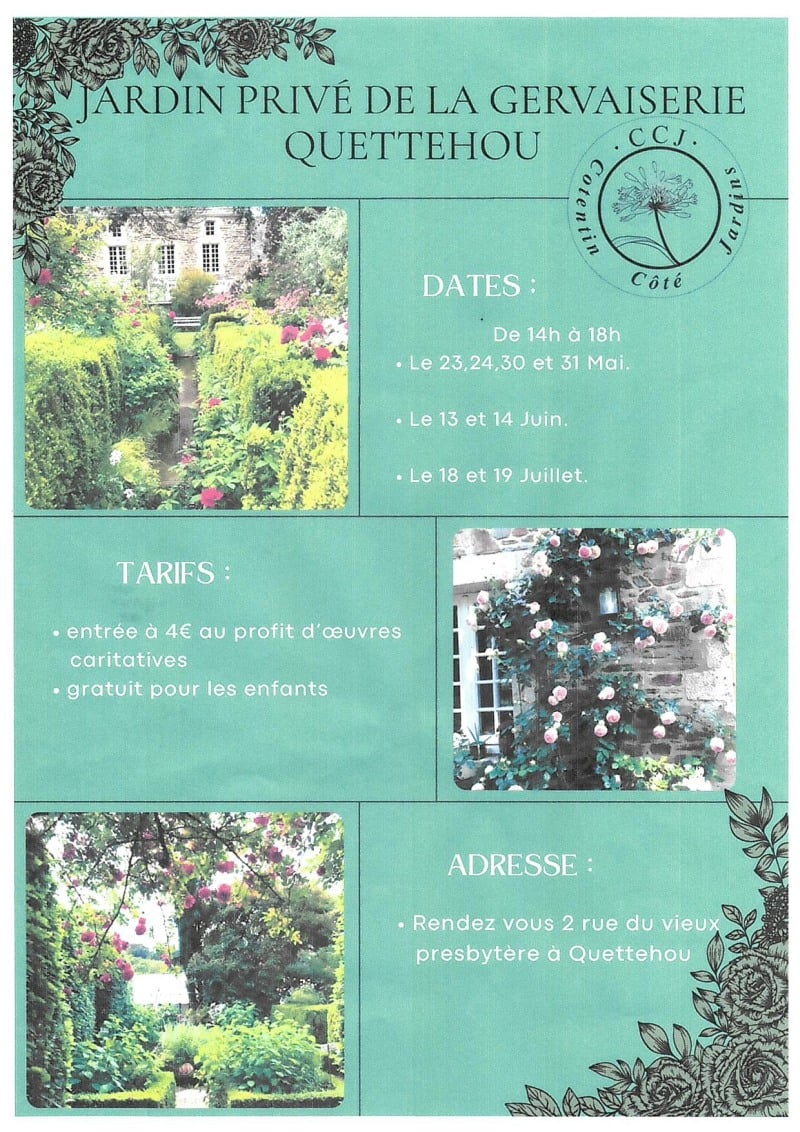 Visite du jardin privé de la Gervaiserie