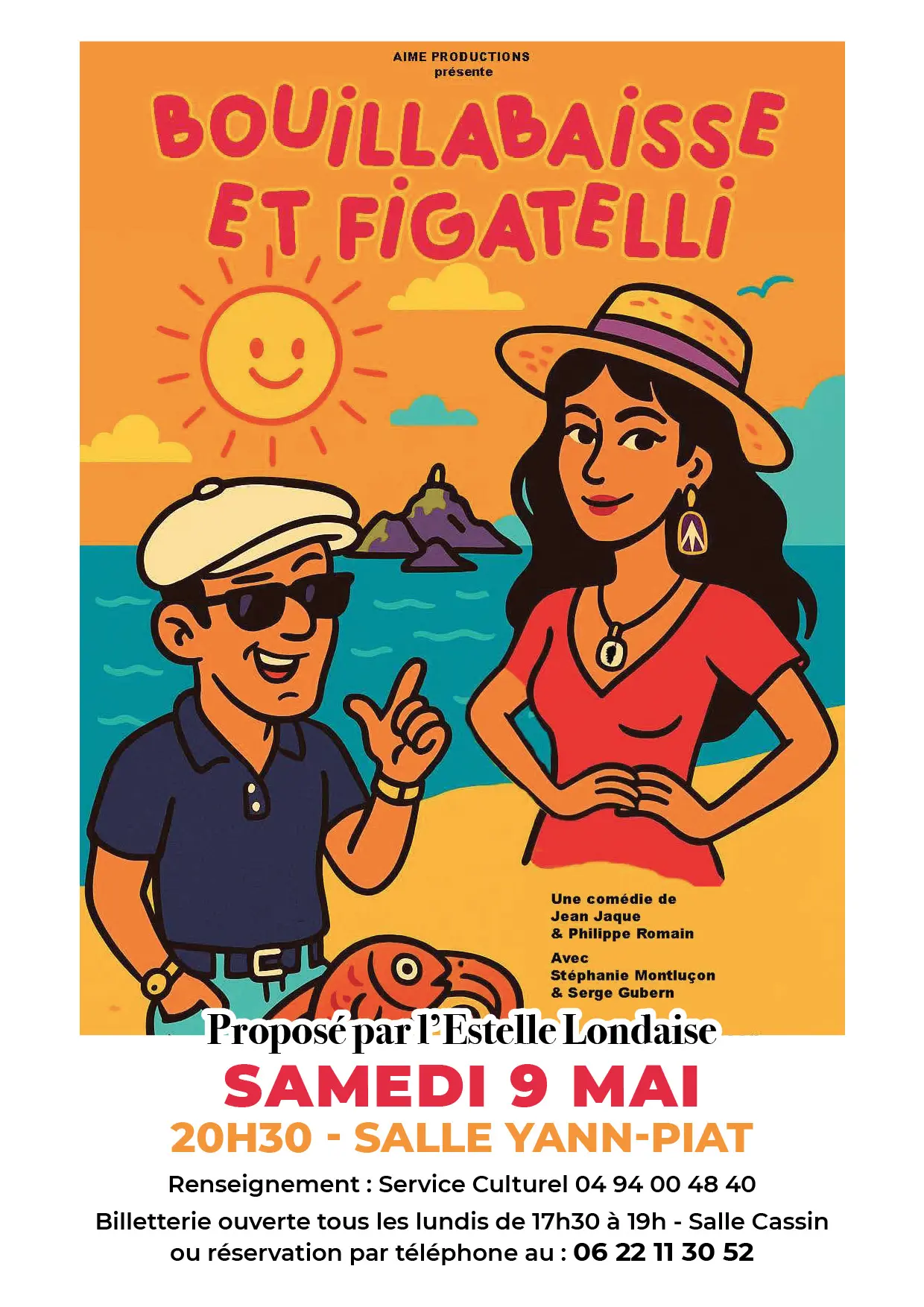 Théâtre : "Bouillabaisse et figatelli" proposée par L'Estelle Londaise